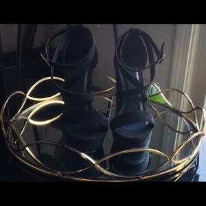 Rose Embroidered Platforms